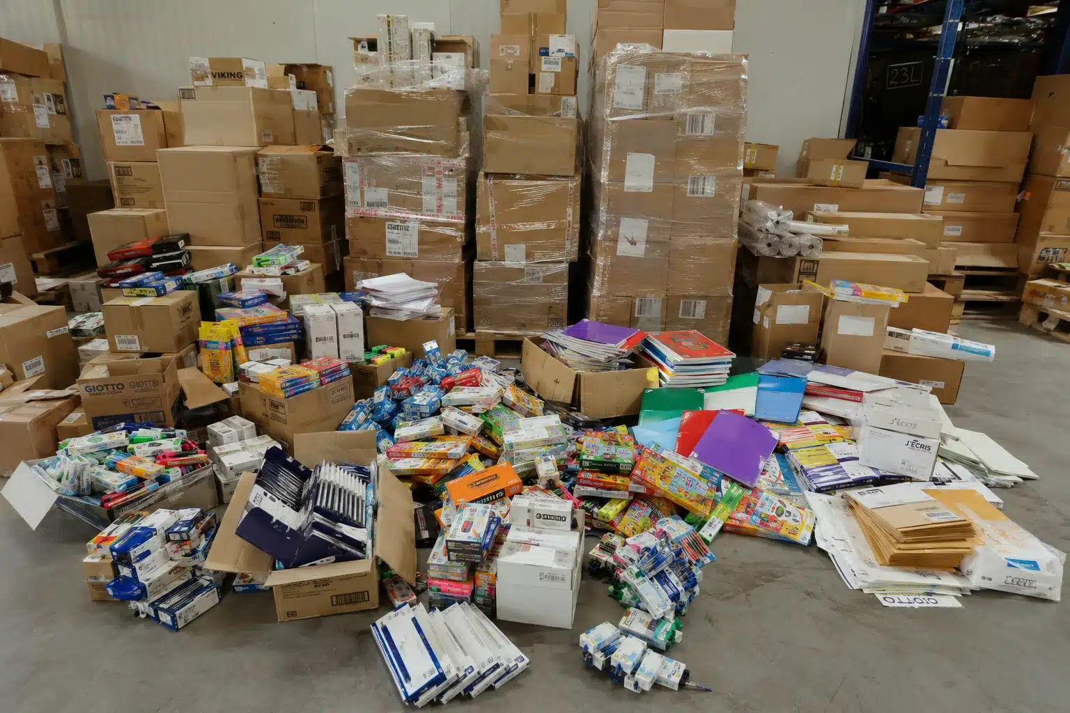 Lot en destockage de produit rentrée scolaire