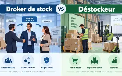 Broker de stock : définition et différence avec un déstockeur