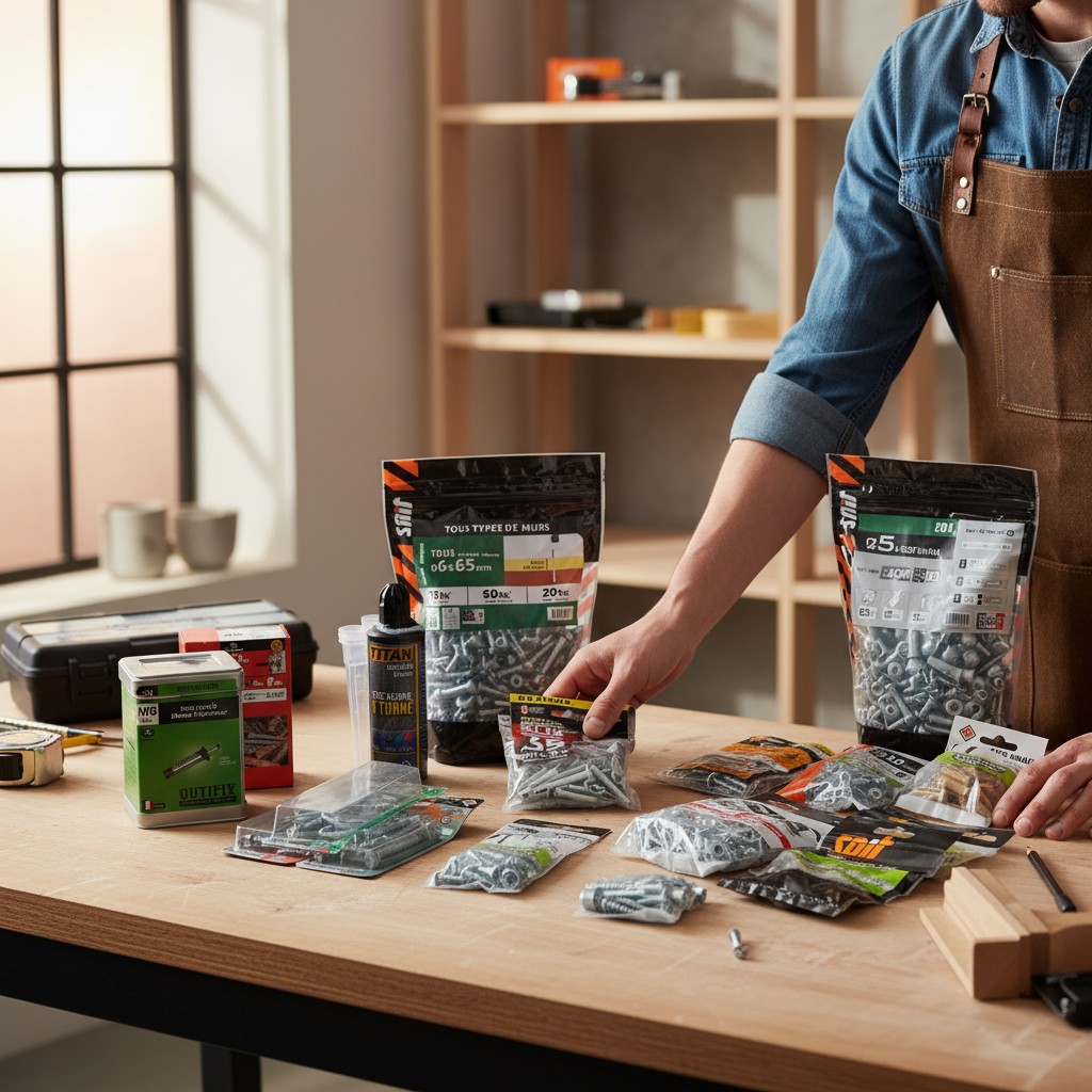 Destockage fixations et chevilles Presentation du lot